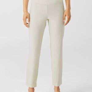 Eileen Fisher Women's Washable Stretch Crepe Slim Pant